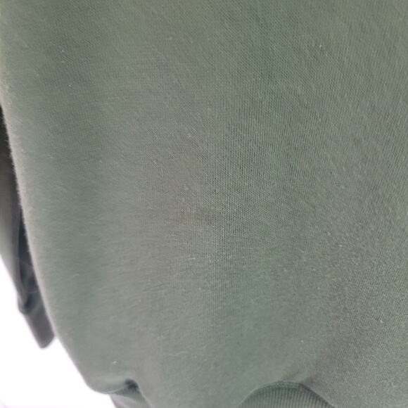 Zyia Active Size S Oh So Soft Olive Hoodie Cowl Neck Kangaroo Pocket Comfy Cozy - Picture 12 of 12